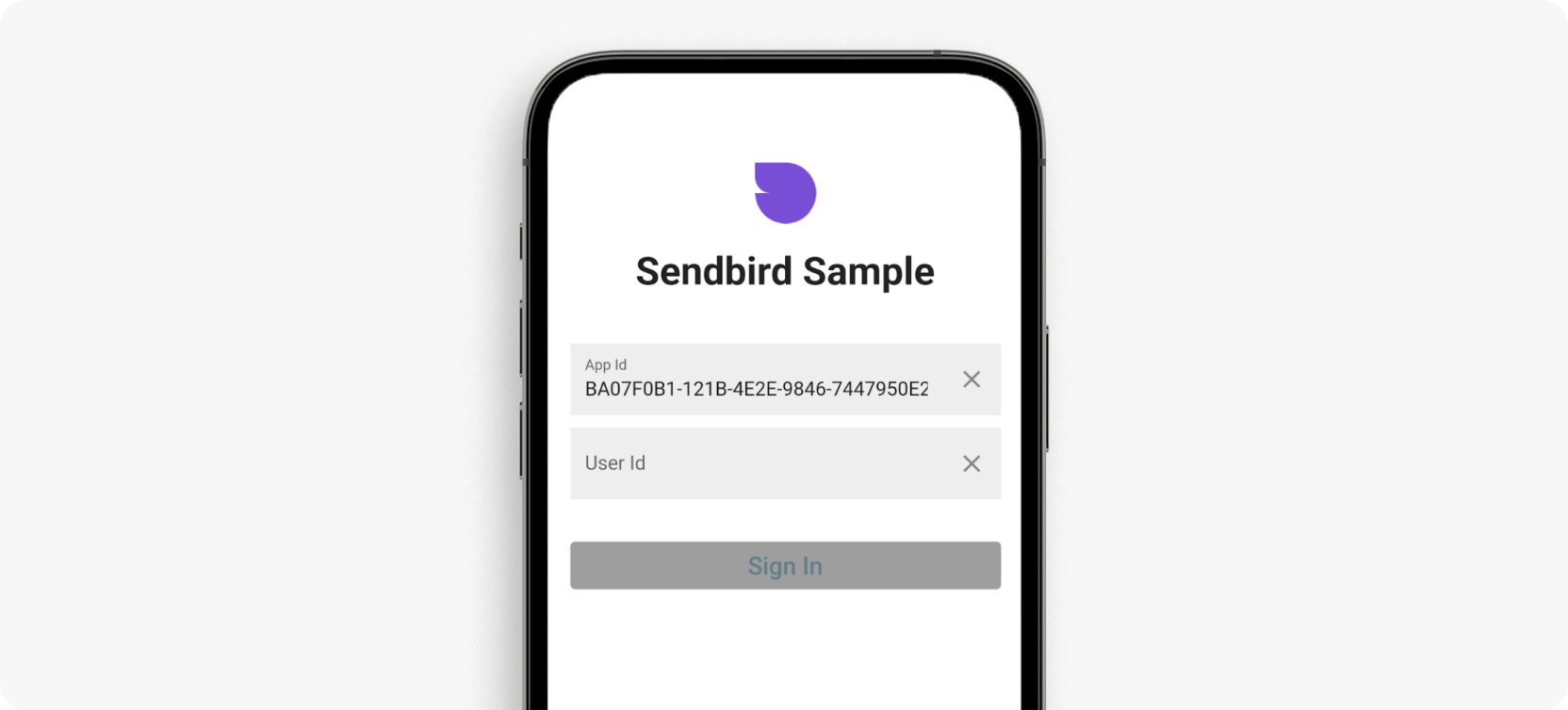 Login page view