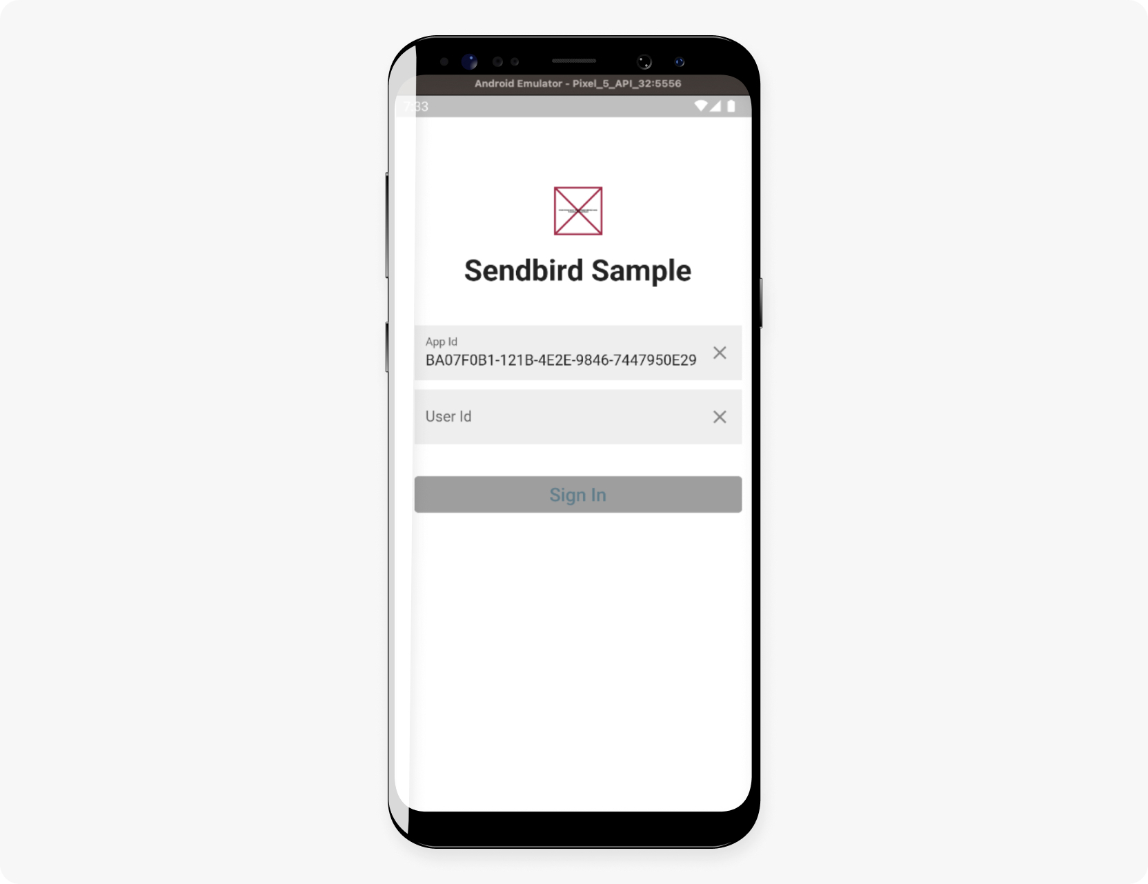 Missing asset in Sendbird Sample app
