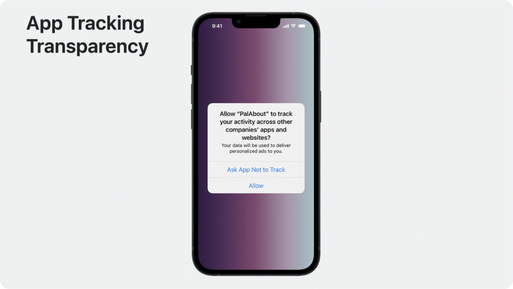 App tracking transparency