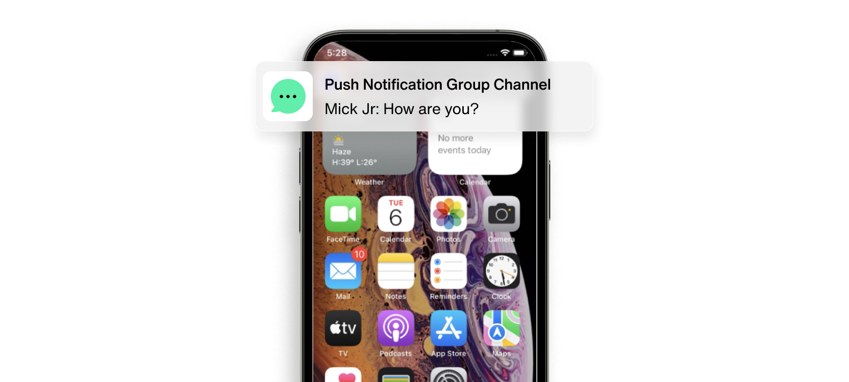 push notification example