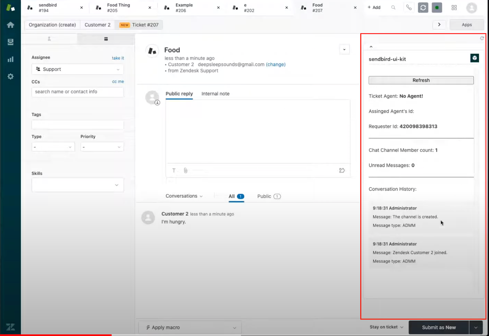 Tutorial sidebar