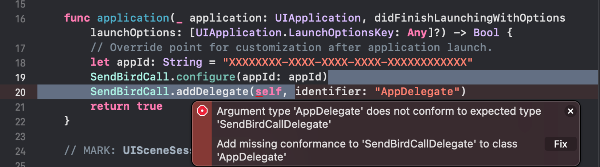 Tutorial appDelegate