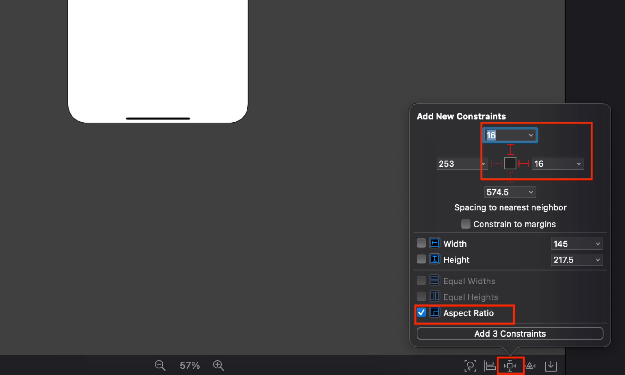 Tutorial aspect ratio