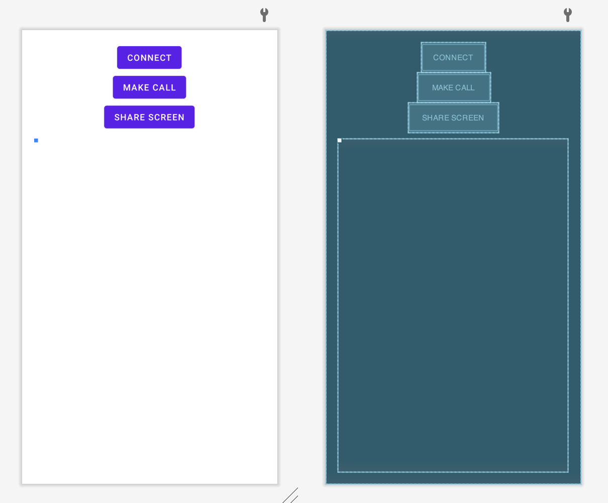 Tutorial Layout for our unique screen