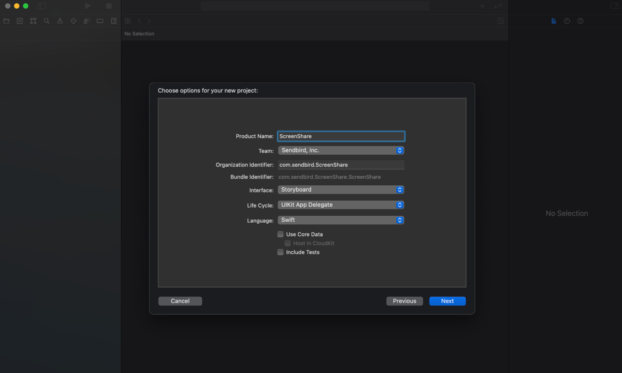Tutorial main storyboard