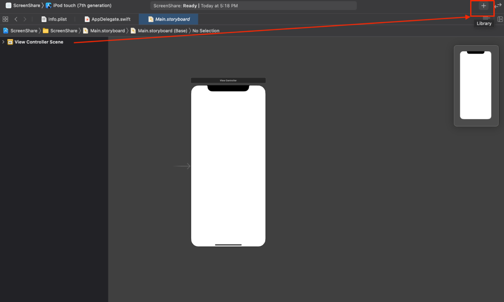 Tutorial view controller