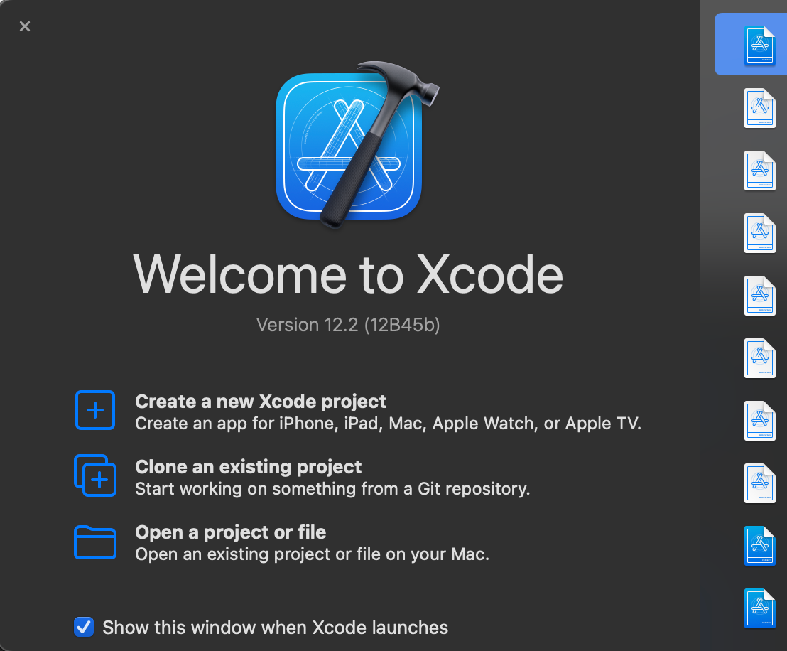 Tutorial Welcome to Xcode