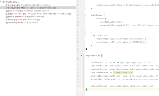 Tutorial Gradle file