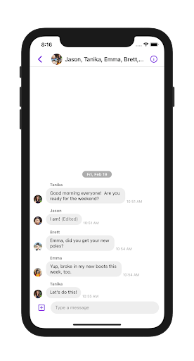 Tutorial group chat