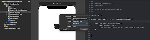 Tutorial userID text field