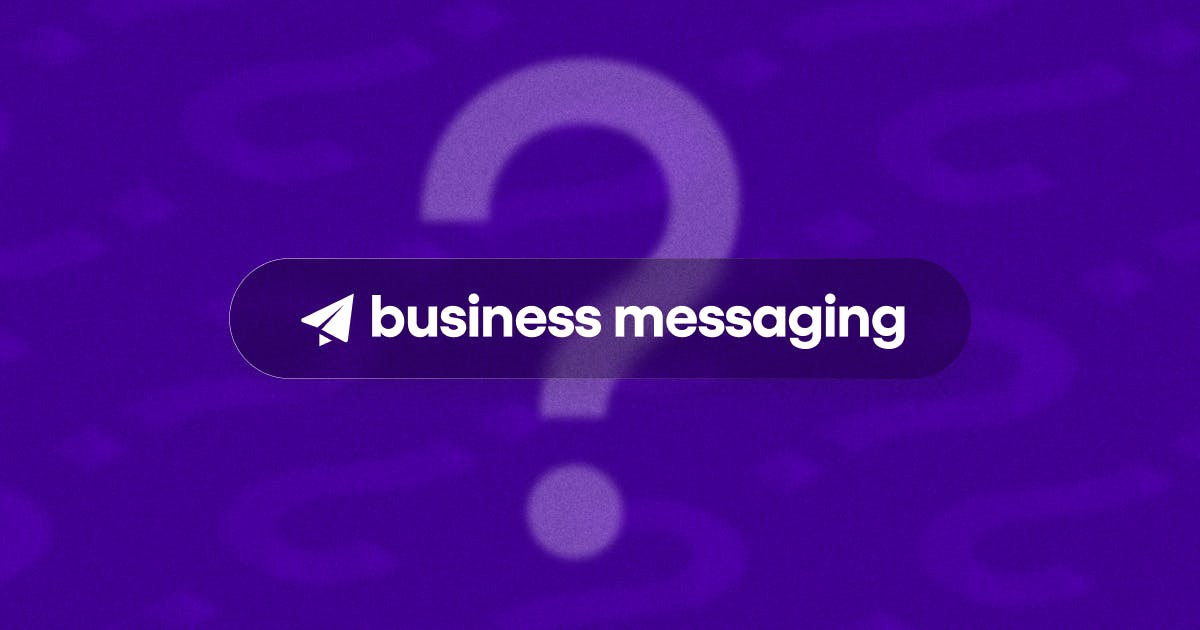 What is business messaging