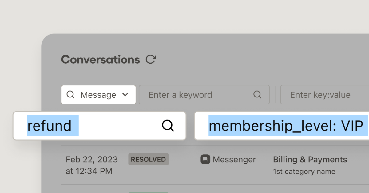 Find any conversation, instantly