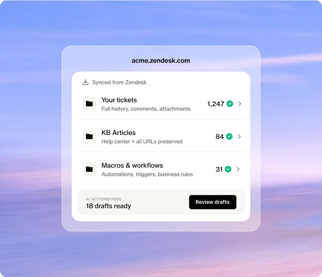 Acme zendesk com desktop