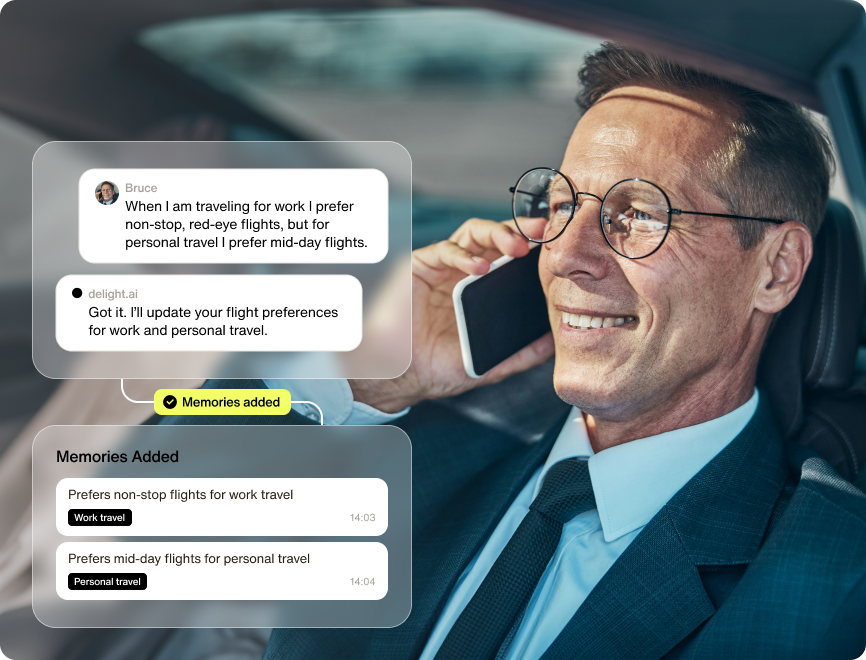 Agent memory platform capture conversations