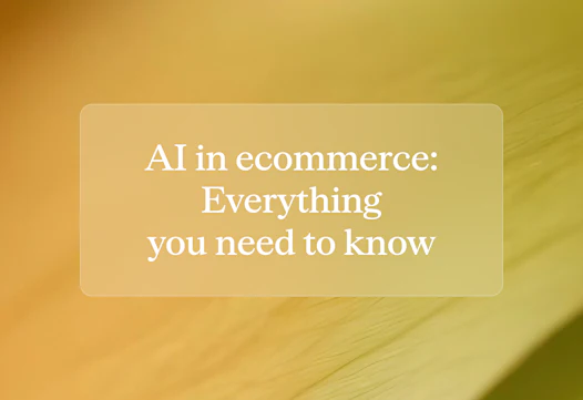 AI in ecommerce: Everything you need to know (Use cases + best practices)
