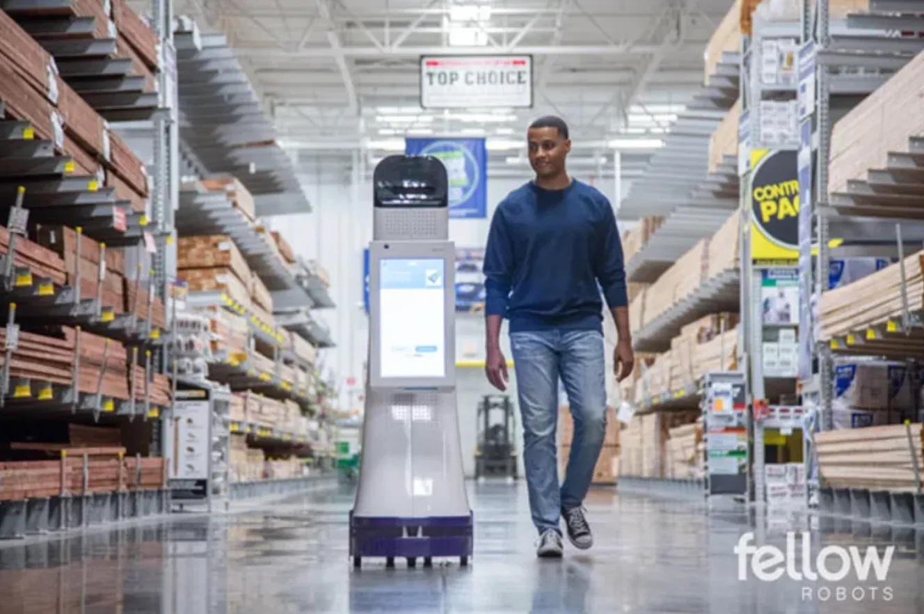 AI-powered robots are increasingly common in physical stores and warehouses