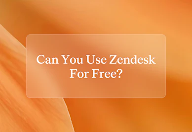 Can I use Zendesk for free?