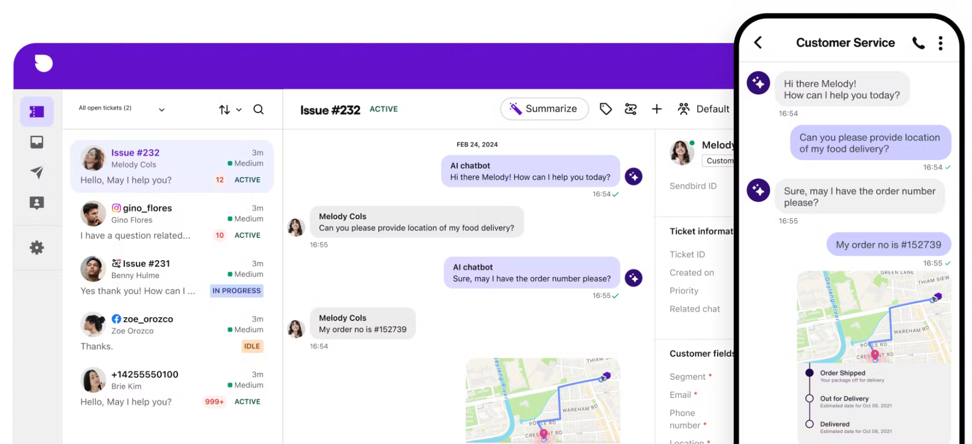 Sendbird Desk in action: A customer support solution