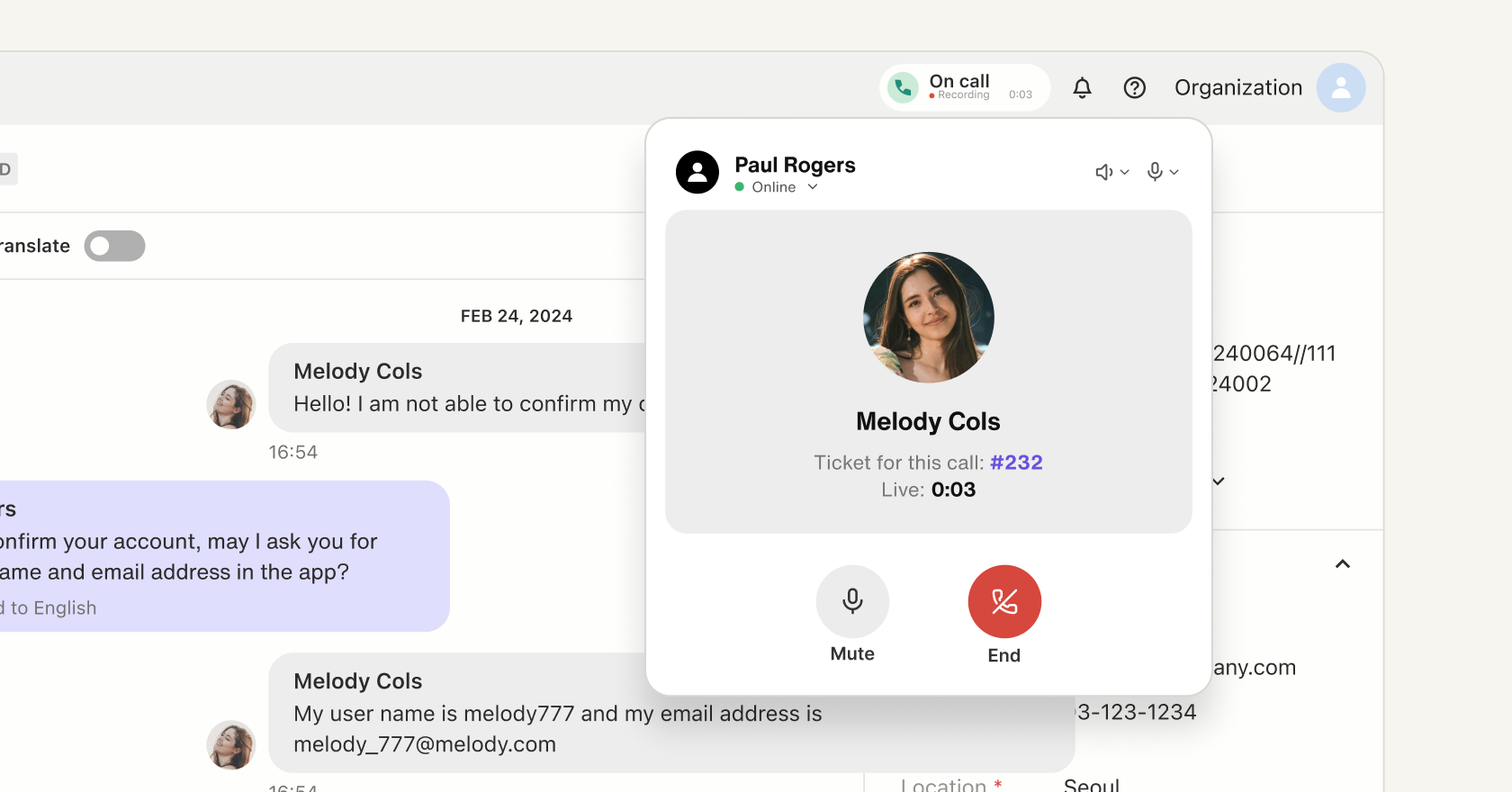 these updates let a support team run macros, calls, chat, and email entirely inside Delight Desk