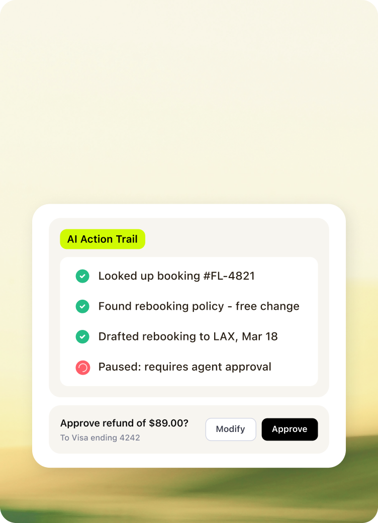 AI reasoning trail
