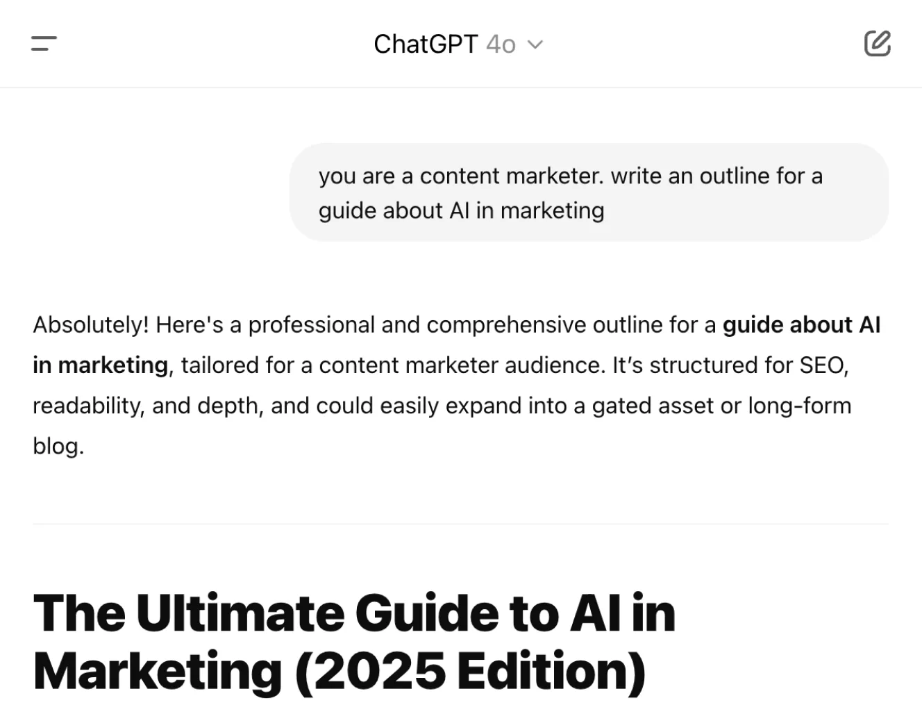 Gen AI tools like ChatGPT help marketers streamline content production