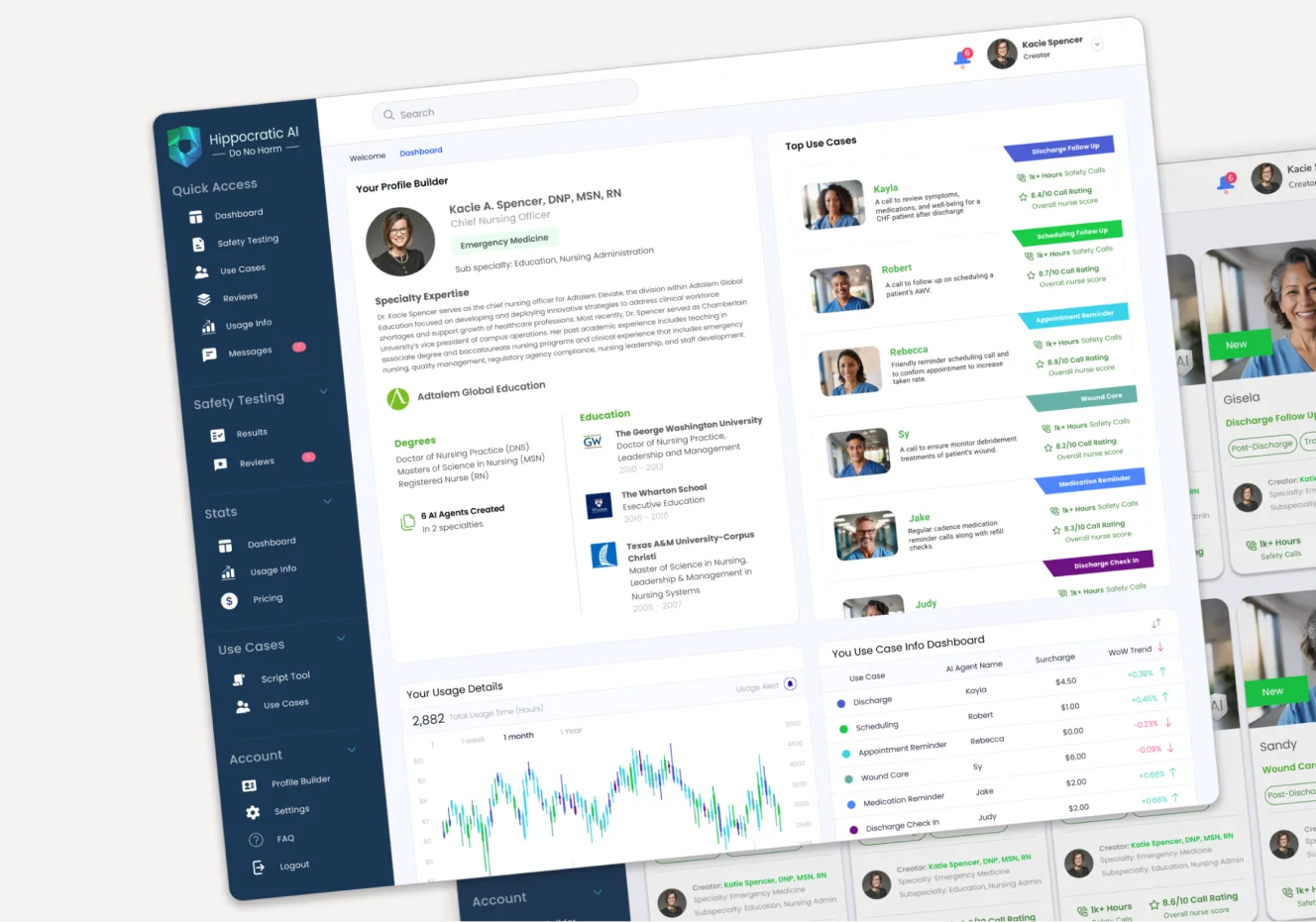 Hippocratic AI lets clinicians build and customize their own healthcare AI agents.