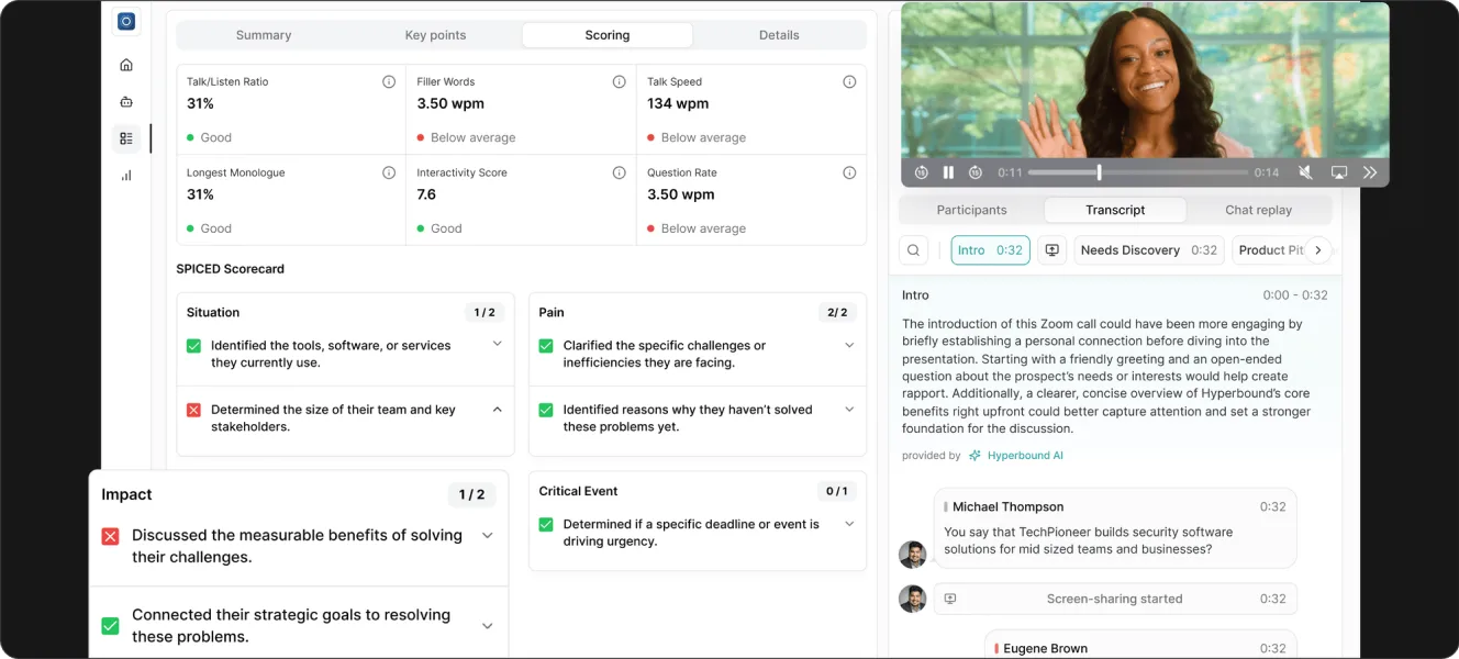 Some platforms like Hyperbound use AI to simulate realistic buyer scenarios, enabling reps to practice pitches or negotiations in safe, dynamic environments.