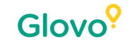 Glovo logo centered
