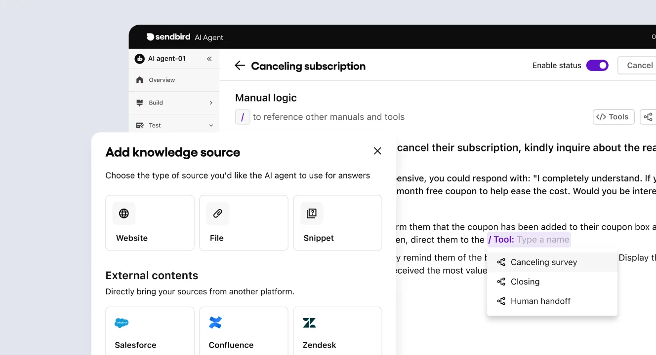 AI agent builders provide tools, workflows, and interfaces to help teams seamlessly create and scale AI agents