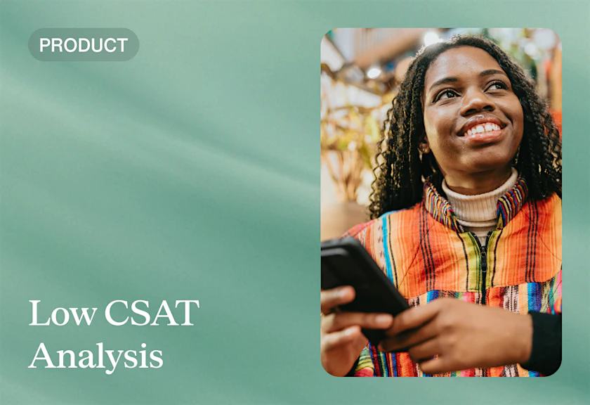 Low csat analysis