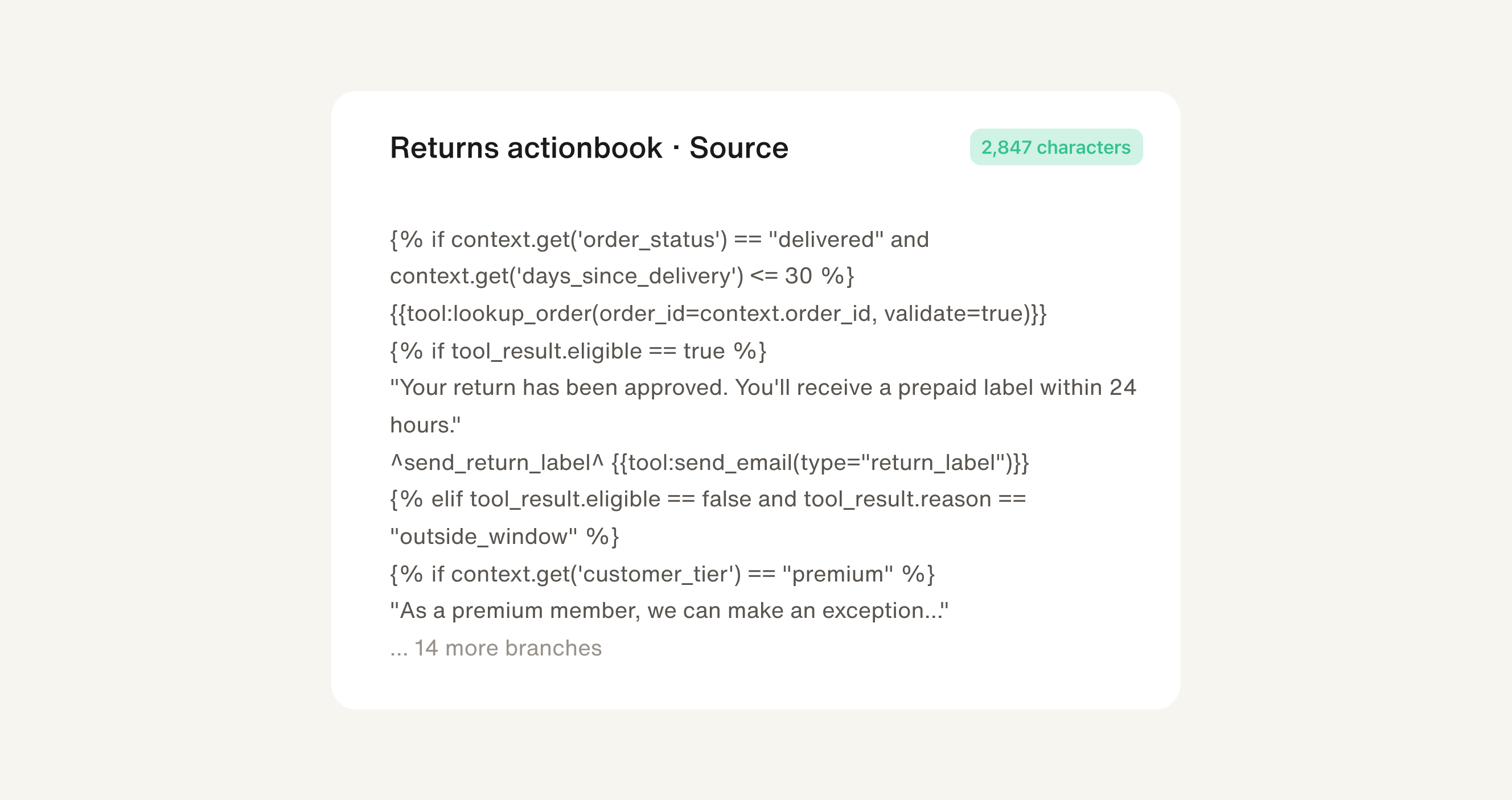 source view of the actionbook