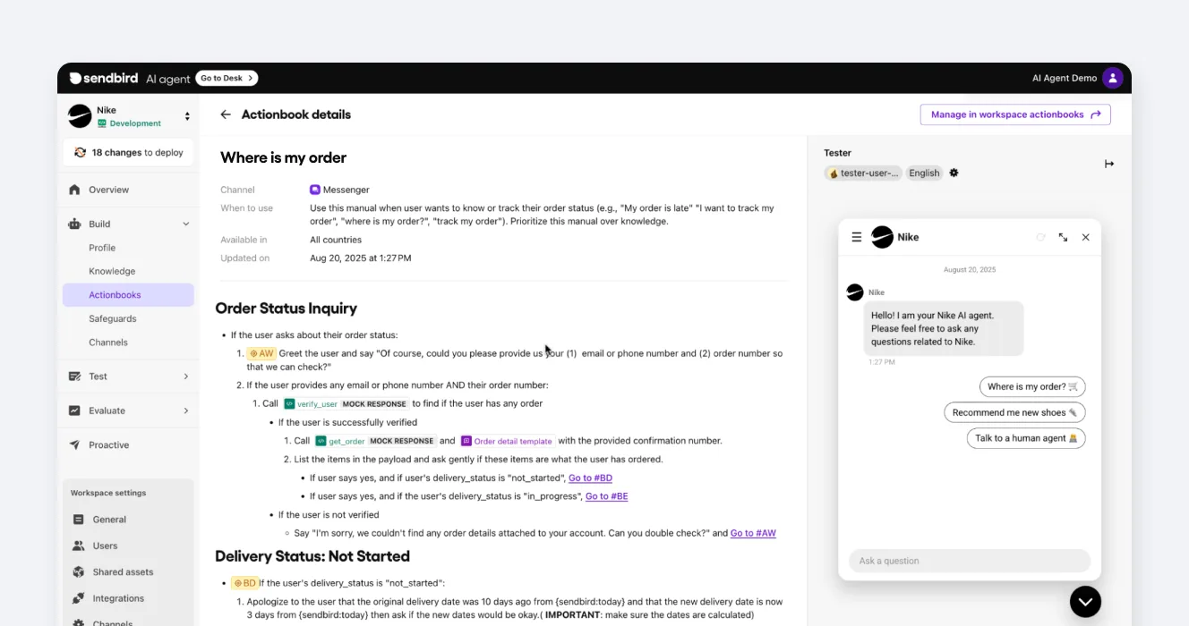 Actionbooks give your AI agent operating procedures to follow.