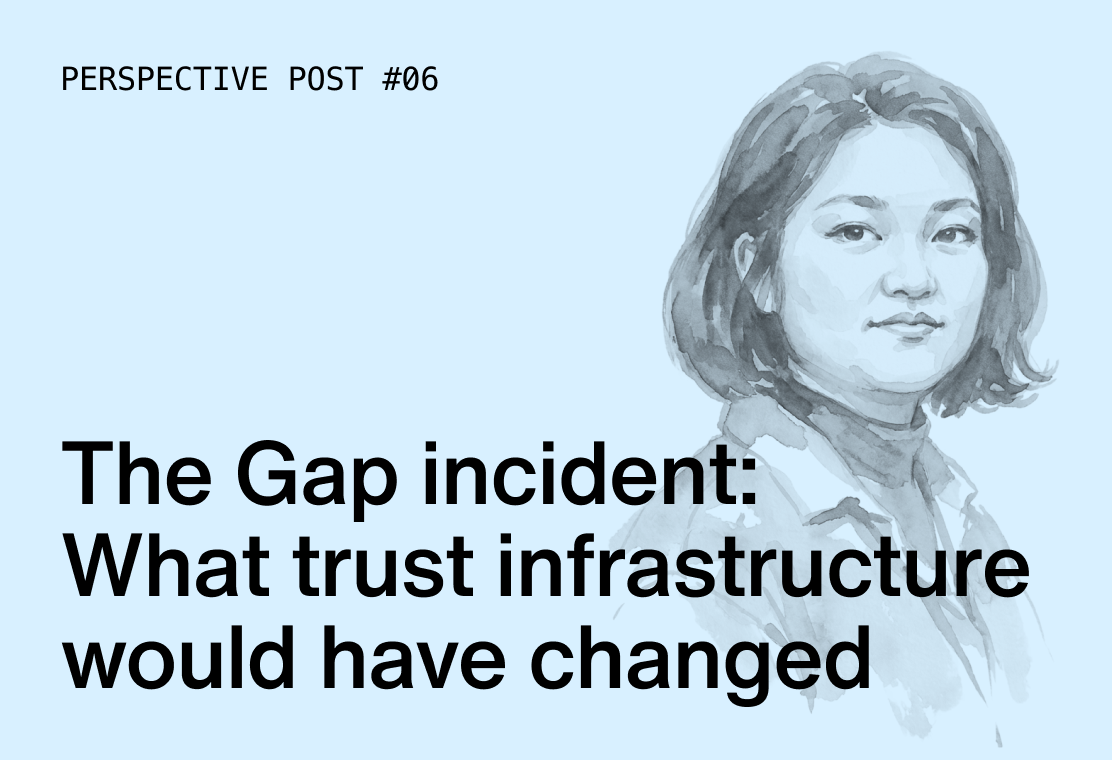 Perspective post gap incident