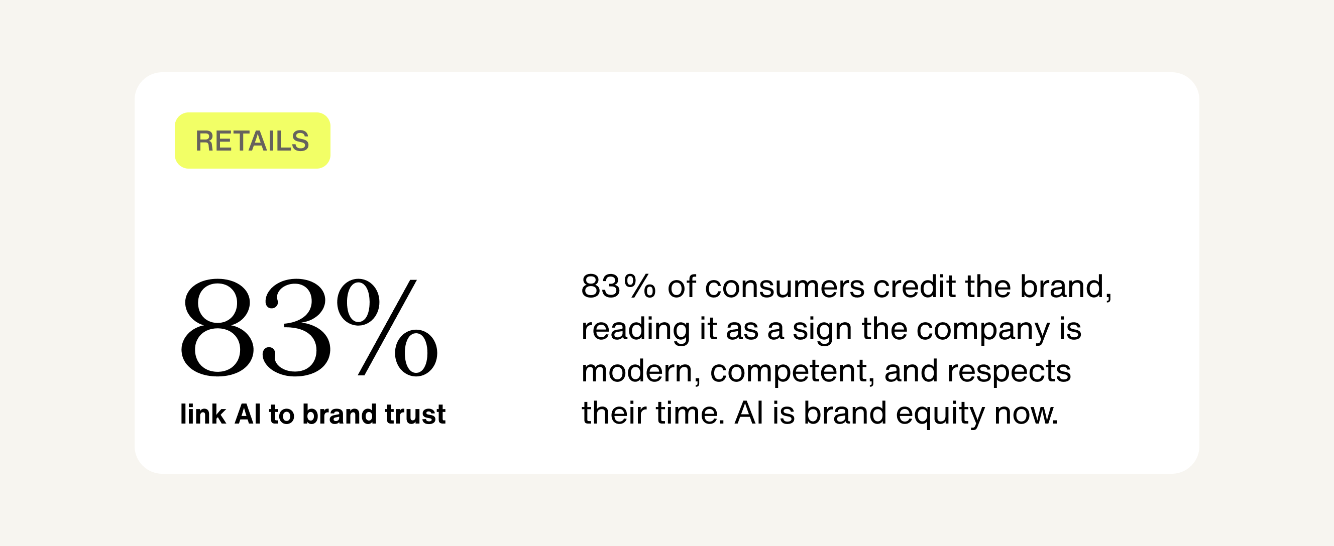 key finding in retail AI trust