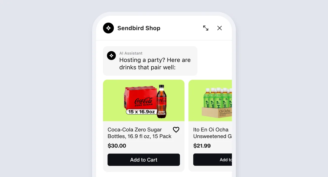 Share product recommendations with your customers to increase Average order Value.