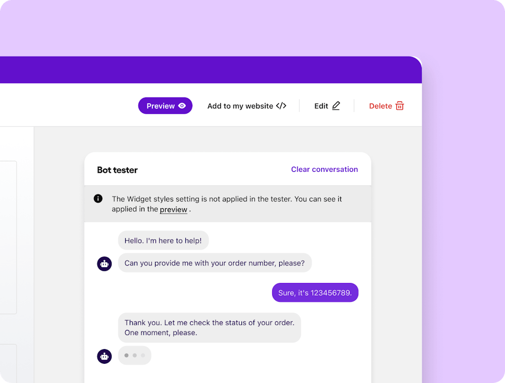 AI chatbot tester