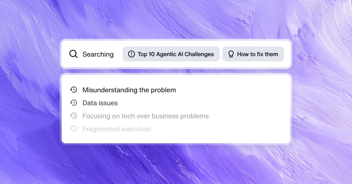 Agentic ai challenges
