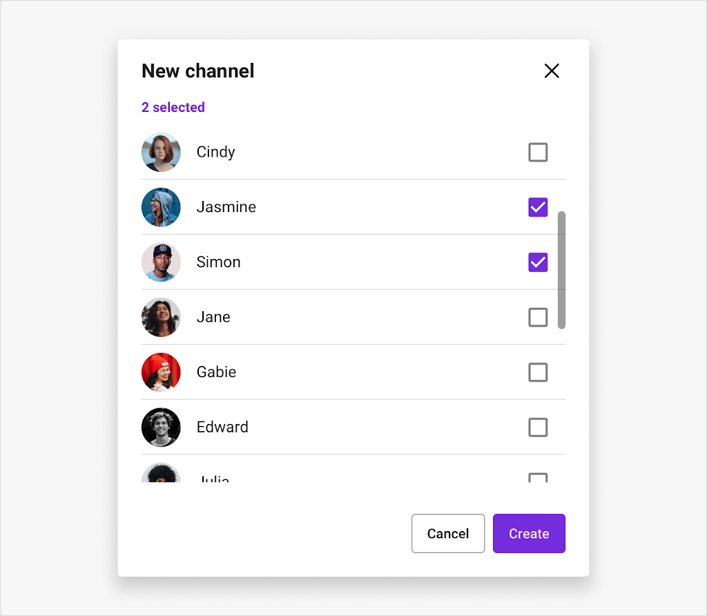 Adding users to a new channel